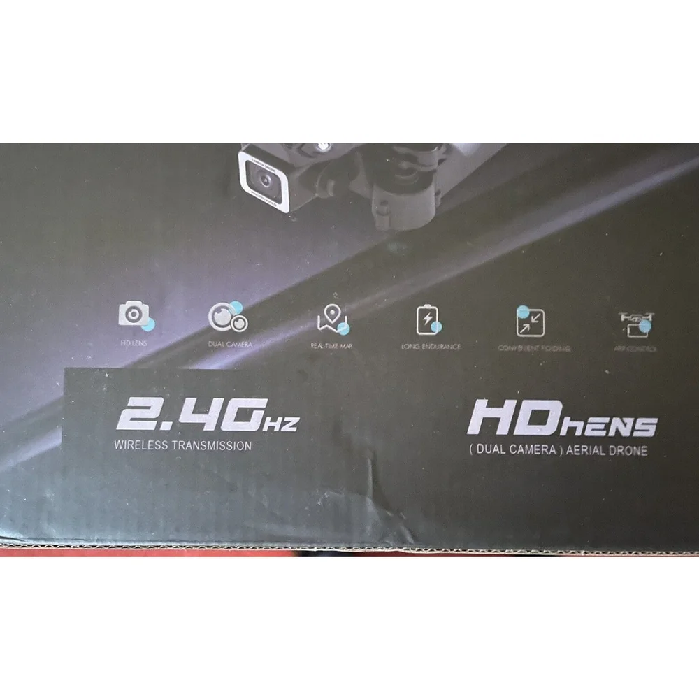SMS Drone Unmanned Aerial Vehicle HD Dual Camera 2.4 GHZ Edition - Black